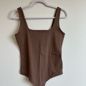 Abercrombie Brown Sleeveless Bodysuit